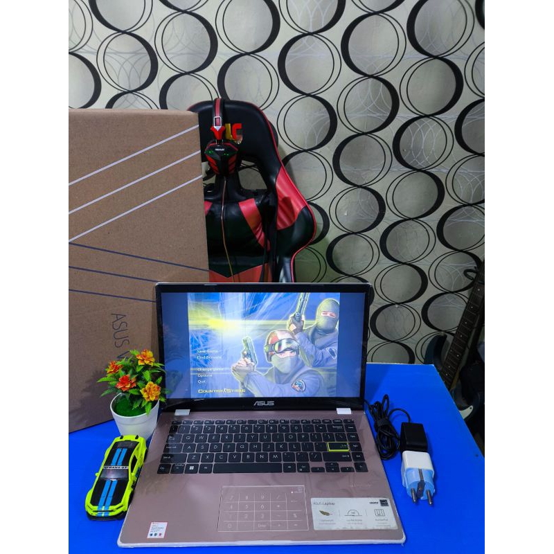 INOVATIVE ASUS VIVOBOOK E14 ROSEGOLD Pink manis E410MAB SLIM sangat exclusive NUMPAD [SSD]