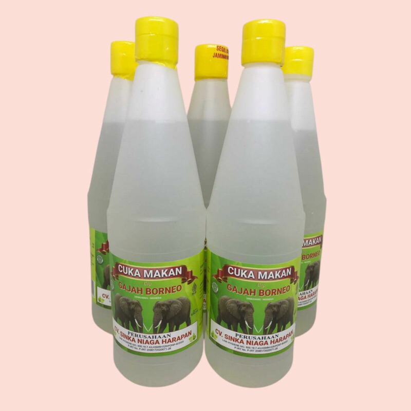 

Cuka makanan cap gajah borneo 600 ml