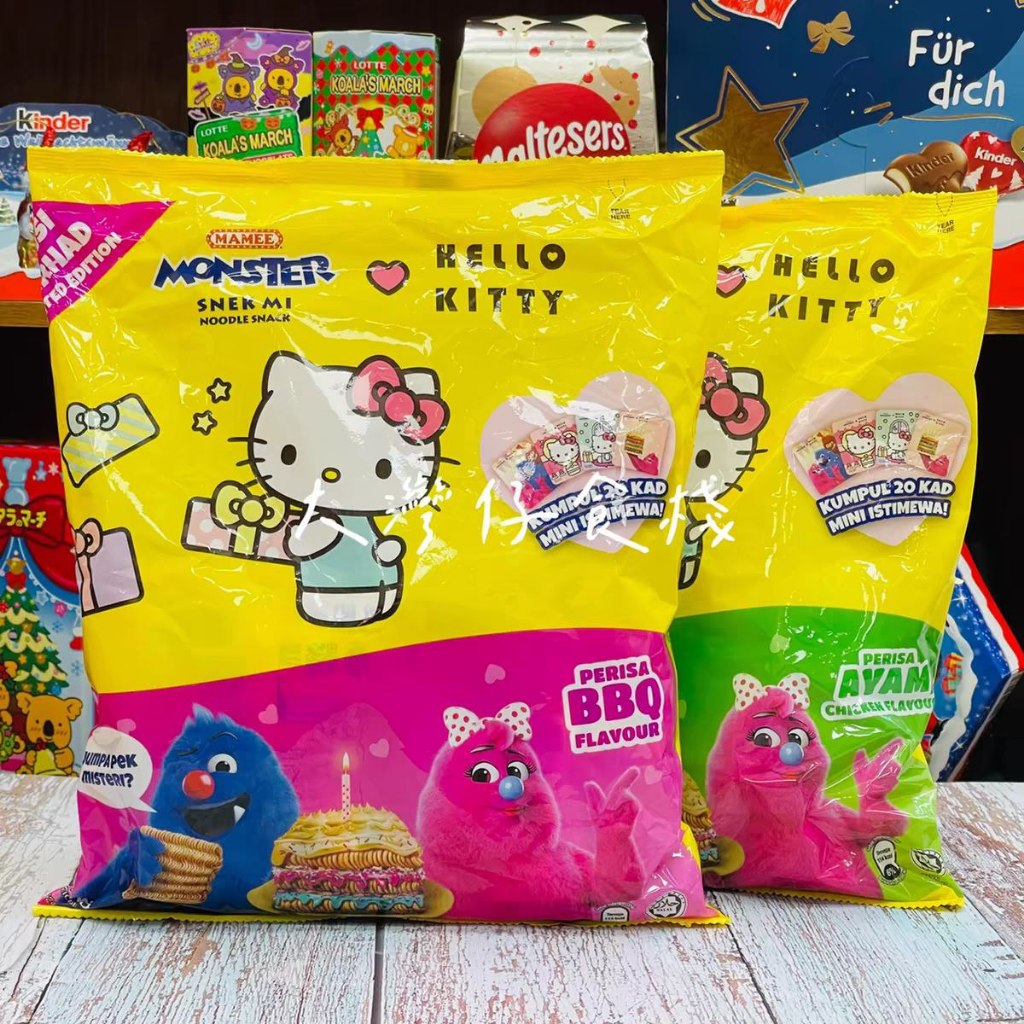 

Mamee monster snek mi limited edition hello kitty 1 pack isi 8bks import
