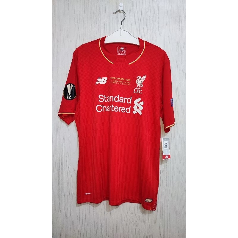 Jersey Liverpool 2016 Europa League Final Basel Home New Balance Original