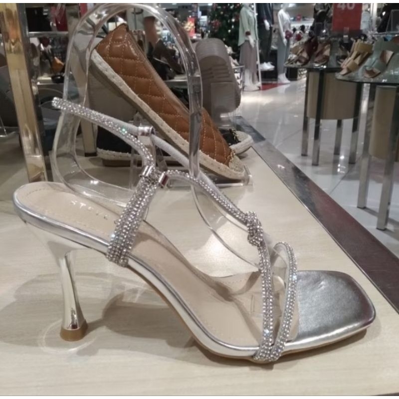 steve & co heels silver