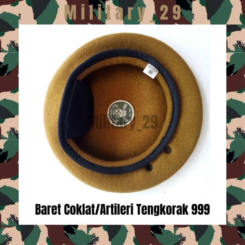 Baret Artileri/TNI AD/Baret Coklat/Arhanud/Armed