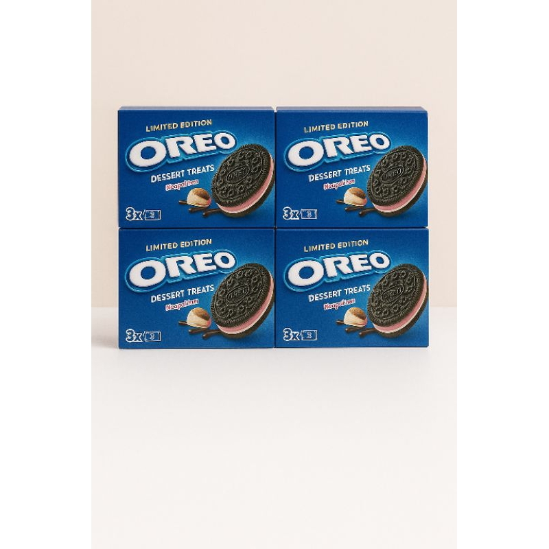 

Cemilan Oreo dessert treats Neapolitan limited edition isi 3 Biskuit Cookies Food Snack Masakan Makanan black oreo