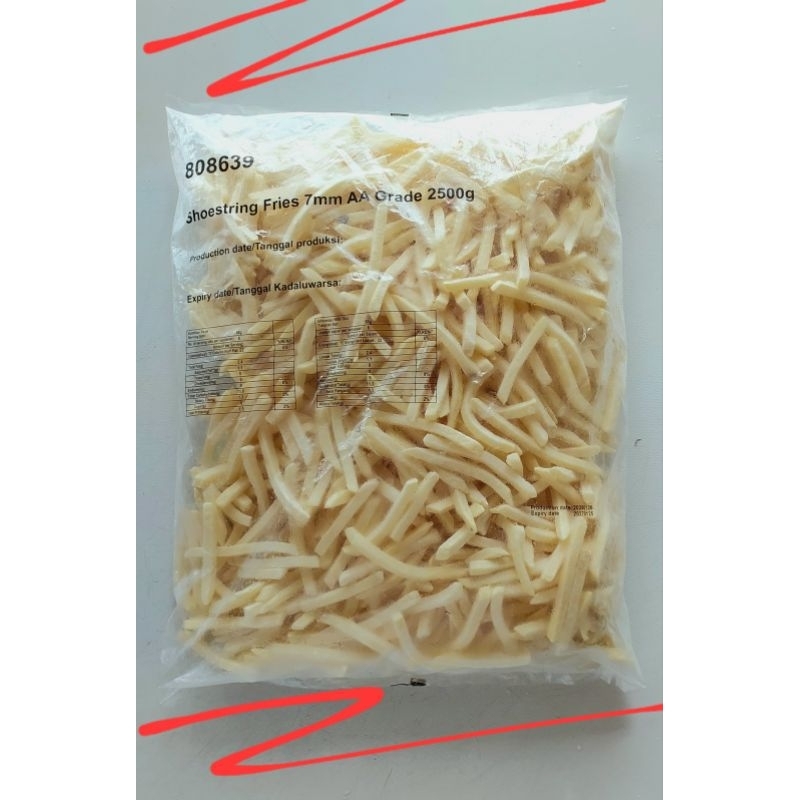 

KENTANG SHOESTRING PREMIUM MCDONALD 2.5KG AVIKO/KENTANG GORENG/FRENCH FRIES