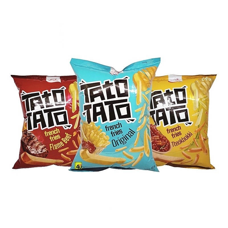 

PROMO Snack Makanan Ringan Cemilan Anak Tato-Tato Tato Dua Kelinci French Fries Kentang Goreng Flame Beef Rasa Daging Asap Original Dengan Saus Sauce Saos Sambal Sambel 60gram 60 65 gram 65gram Murah Termurah Ide Jualan UMKM Toko Warung Kelontong Viral