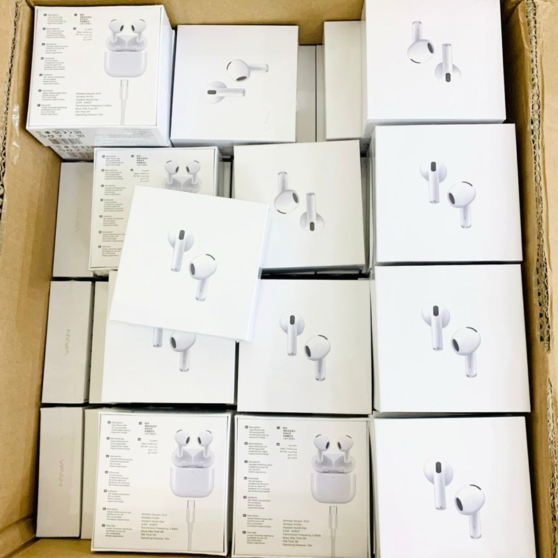 VFAN T08 || Earphones Wireless TWS Bluetooth V5.4 Music Play Time : 4 Hours / Headset tws bluetooth