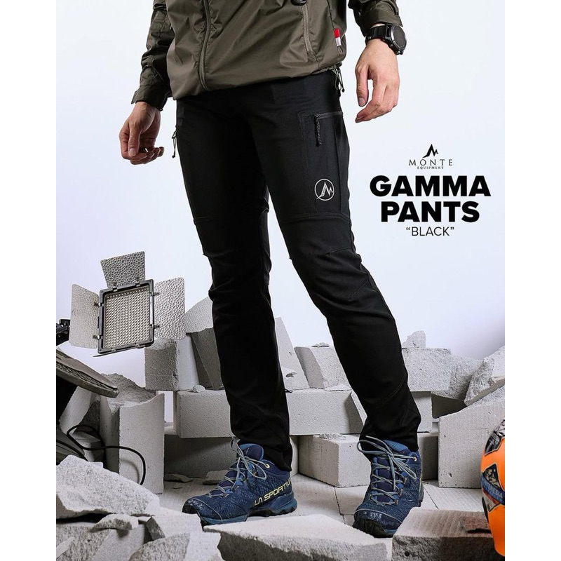 MONTE EQUIPMENT GAMMA PANTS SERIES - Celana Gunung Hiking dan traveling Monte gamma