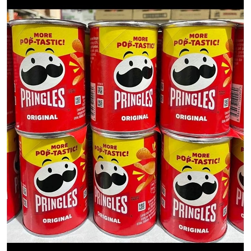 

Pringles Mini Original 42gr isi 12 pcs, Keripik Kentang. Expired: Januari 2026