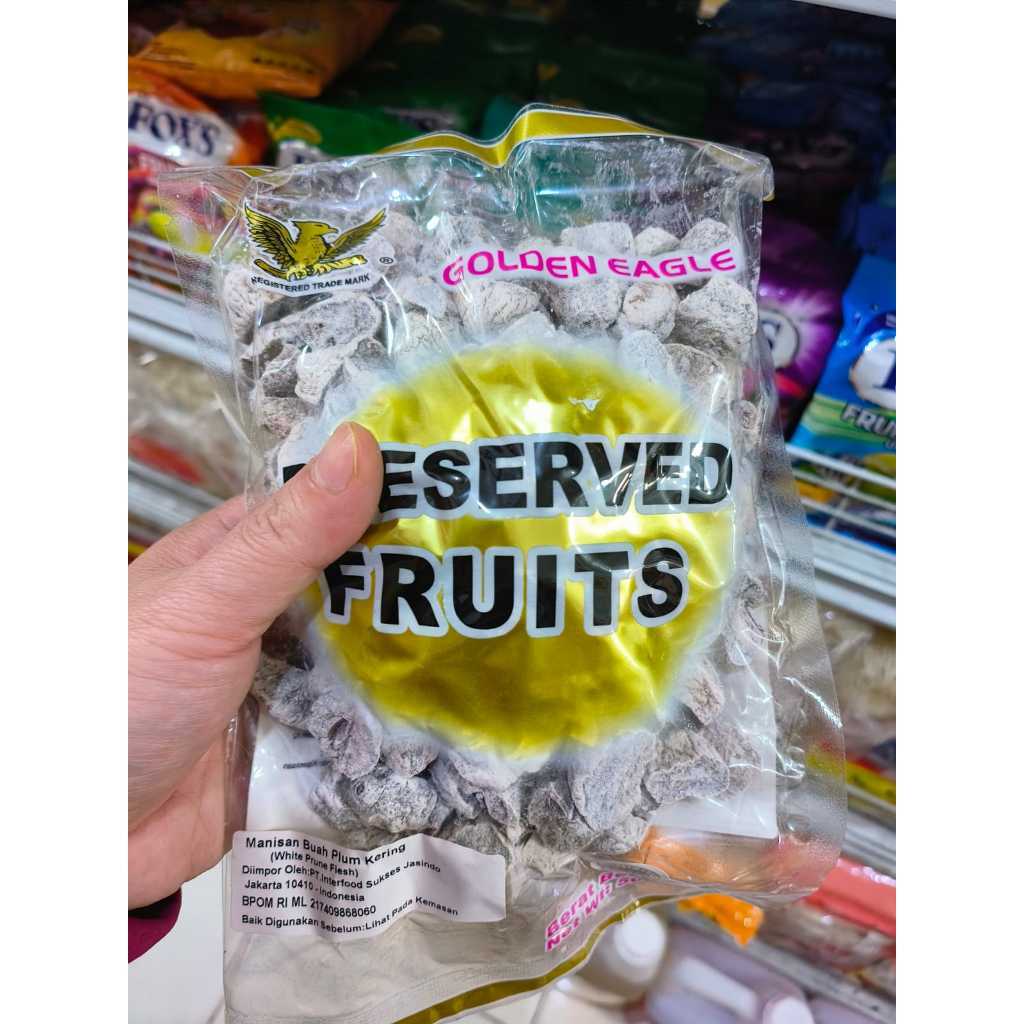 

Manisan Kiamboy Putih Potong 250 gram / Golden Eagle Preserved Fruits
