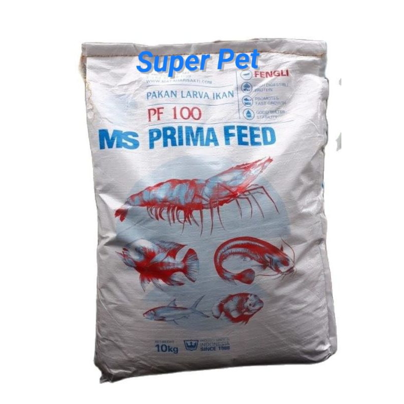 Pelet Ikan PF 100 Pakan Benih Ikan Prima Feed