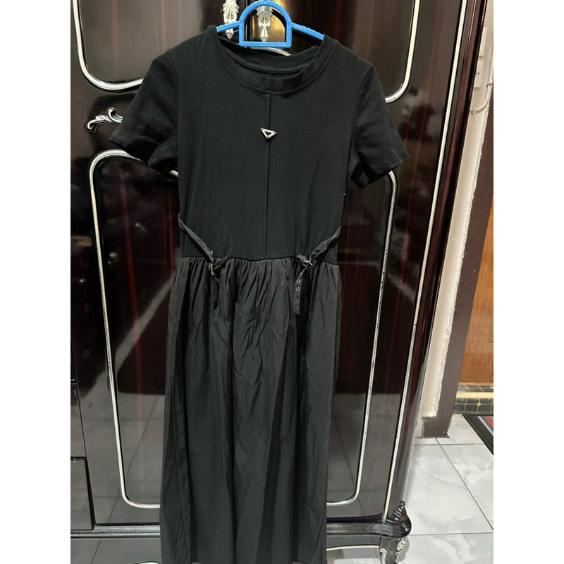 Dress hitam panjang preloved