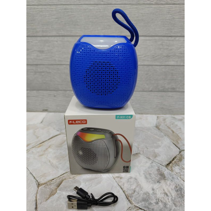 Speaker Salon Aktif Mini Bluetooth Fleco Super Bass F-931CB