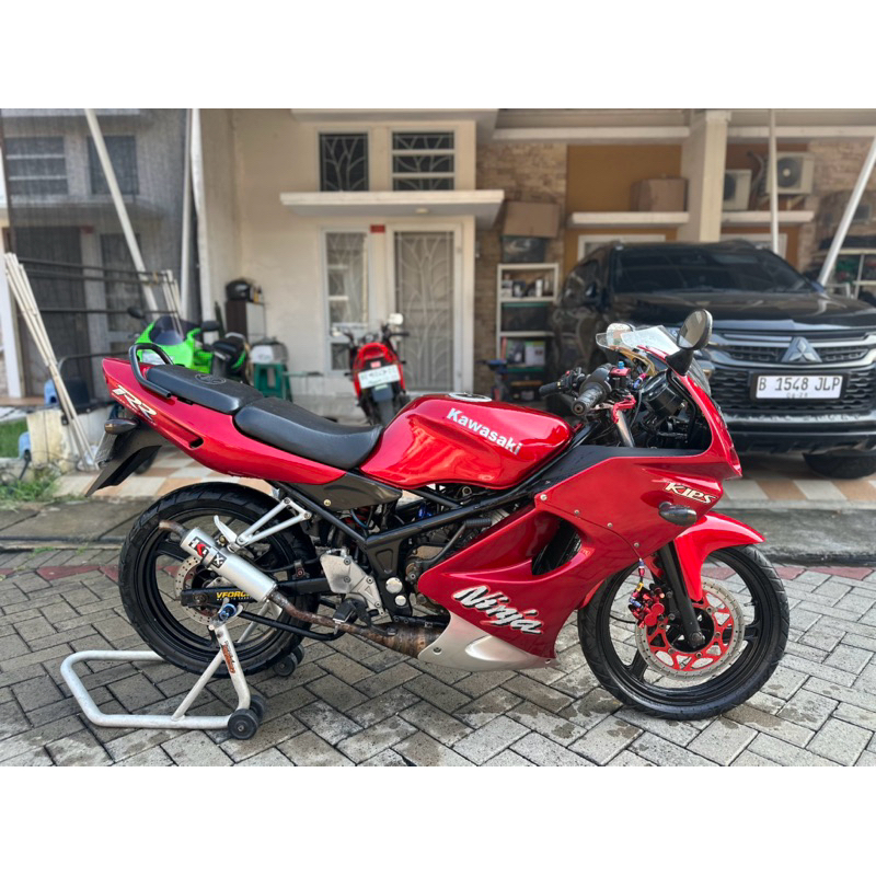 kawasaki Ninja rr old 2008 merah marun pajak panjang