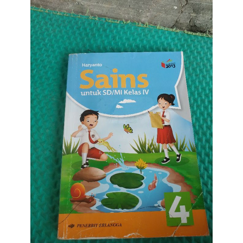 SAINS kelas 4 SD. Erlangga. buku bekas