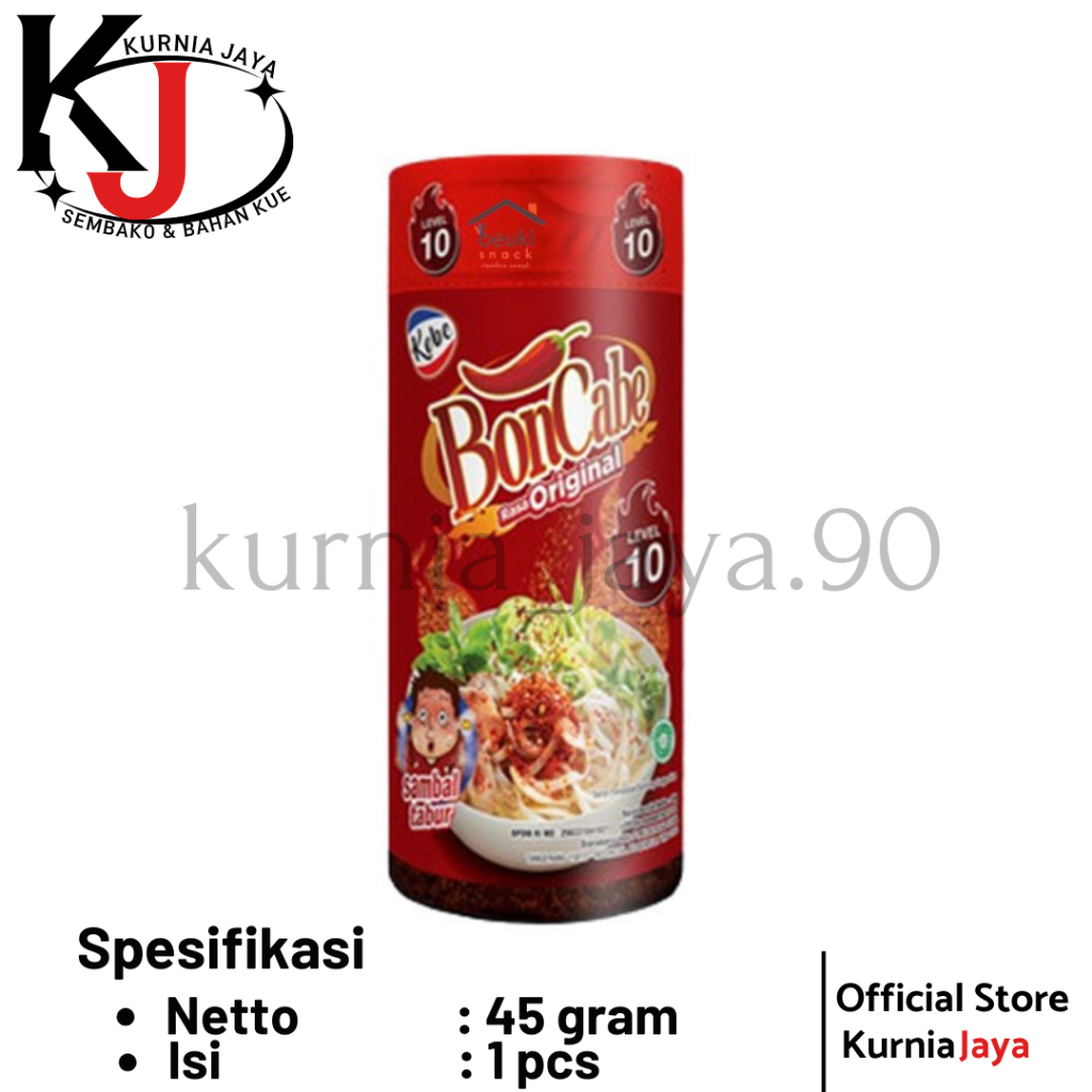 

[ BONCABE ] Bubuk Cabe Varian Level
