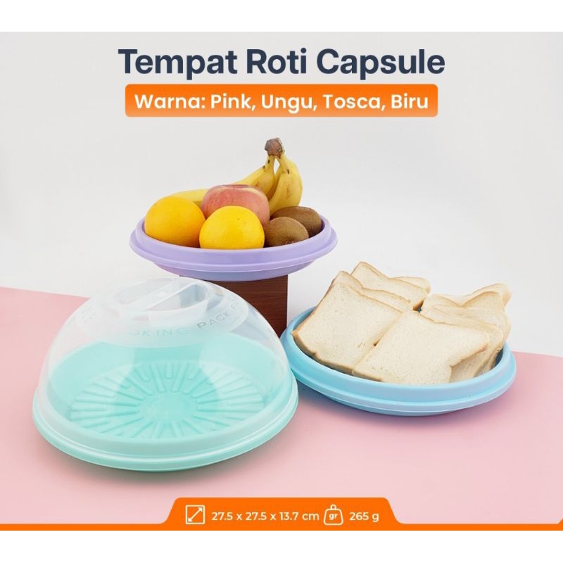 Tempat Roti Kue Gorengan Bulat Besar