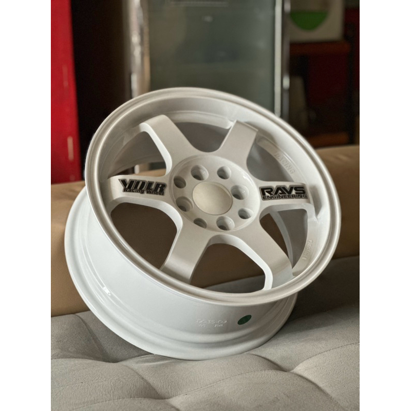 Velg TE37 White R15 Lebar 6,5 Kondisi Baru