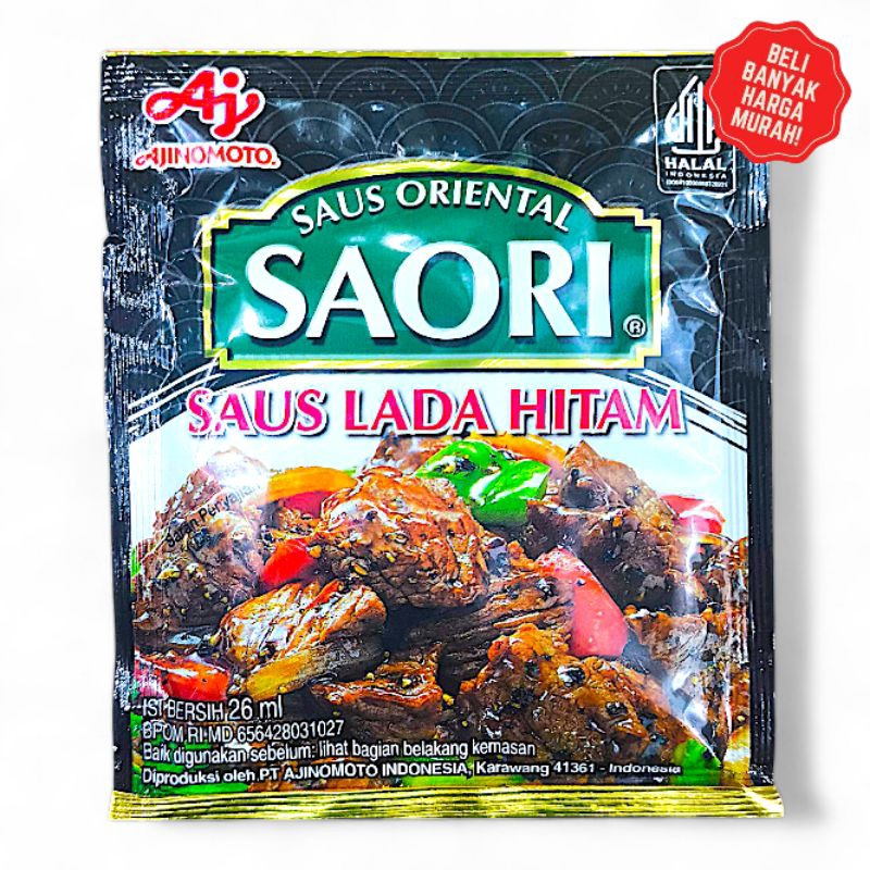 

[BELI BANYAK HARGA MURAH] Tinggal Cemplungin Aja Ke Wajan: SAORI SAUS LADA HITAM Sachet 22 ML Sekarang Makan Sapi Lada Hitam Bisa Setiap Saat Ga Pake Ribet