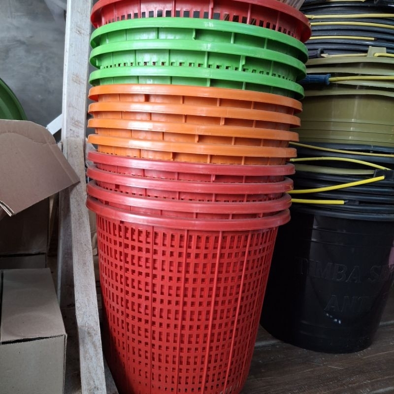 (2Biji) Tempat sampah plastik⁸, 2pcs tempat sampah cantik, bak sampah bak sampah, bak sampai hijau