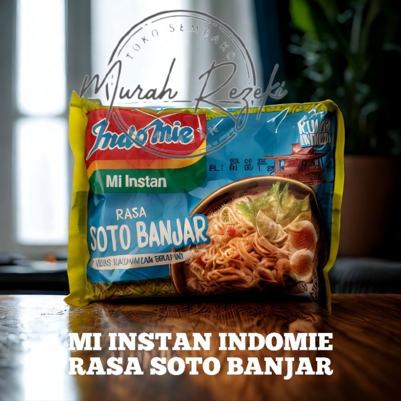 

Mie Indomie Rasa Soto Banjar 69gr / Mi Instan khas Kalsel lezat & bergizi