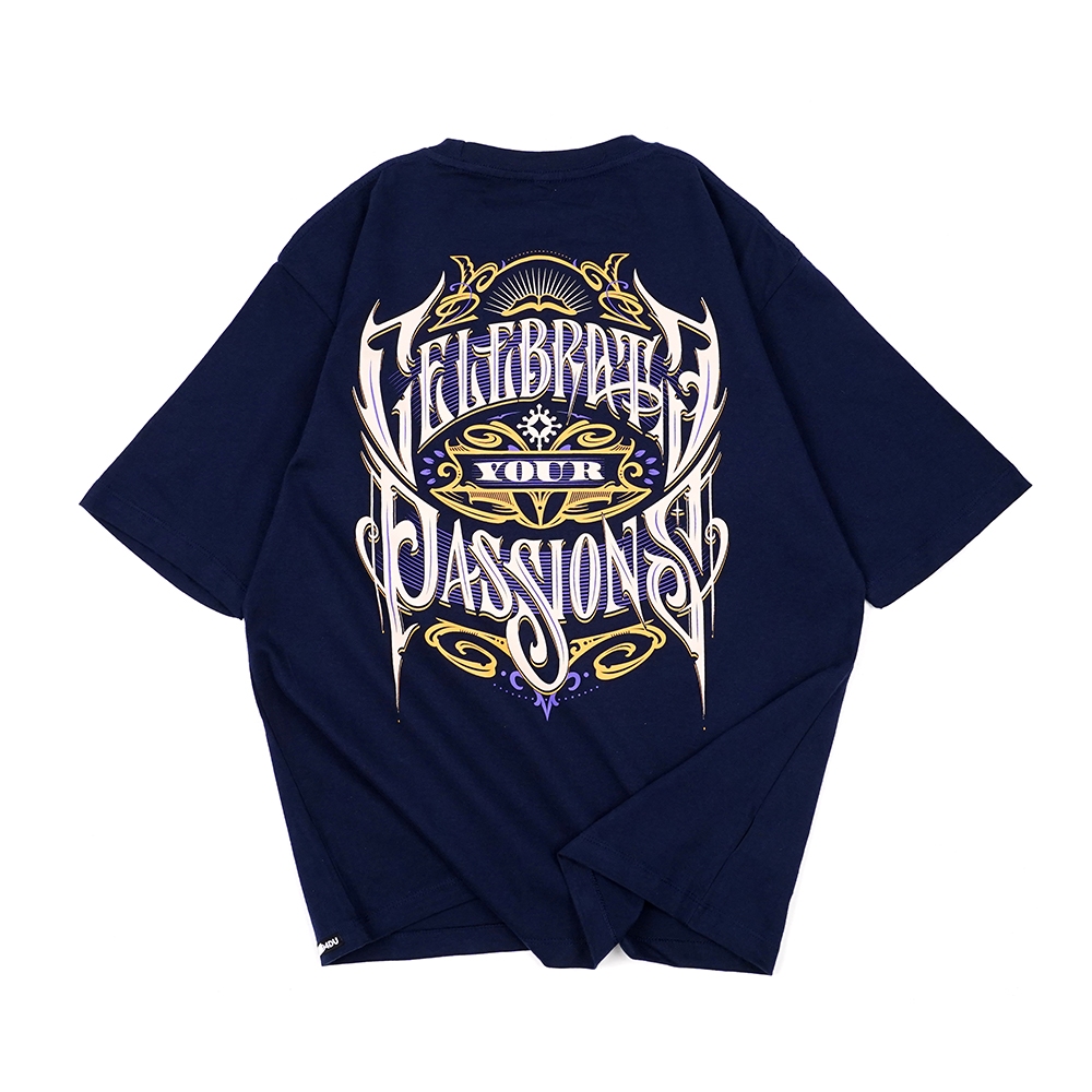 Dagadu Kaos Oversize Passion - Biru Navy