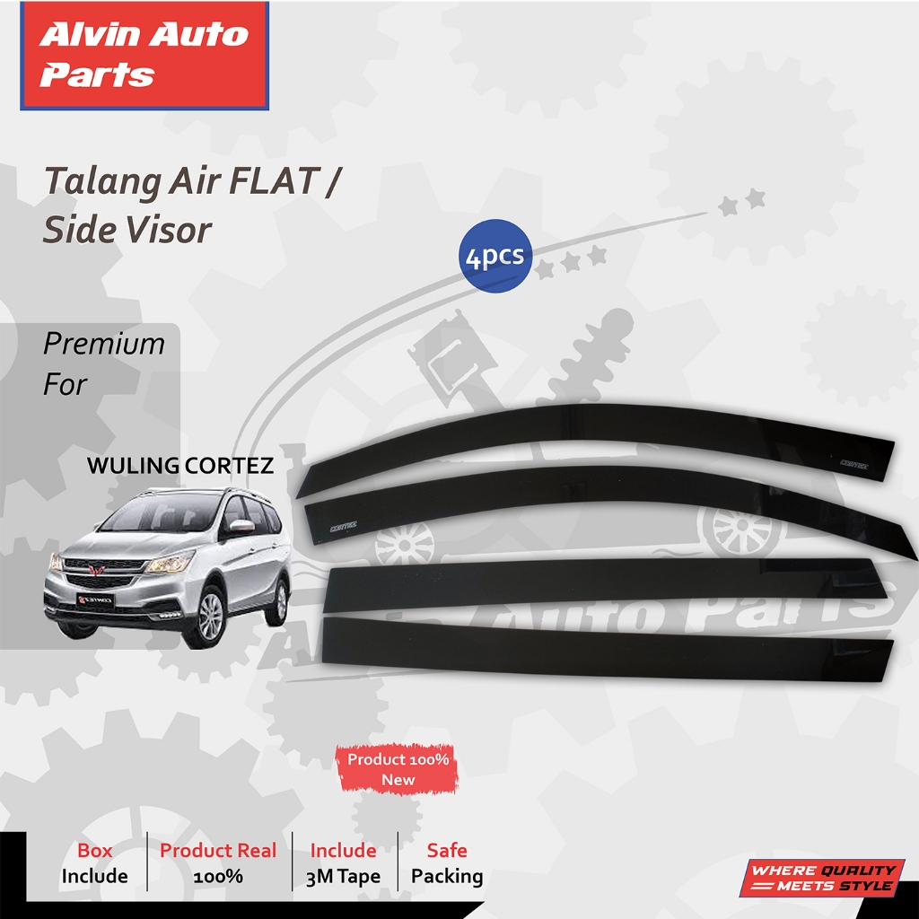 TALANG AIR CORTEZ / SIDE VISOR CORTEZ FLAT / ACCESSORIES WULING CORTEZ
