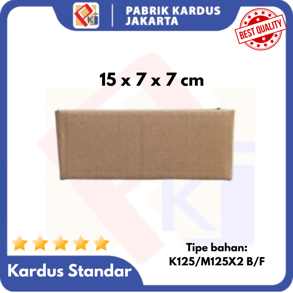 

Kardus packing 15x7x7cm / dus baru polos / corrugated box / karton