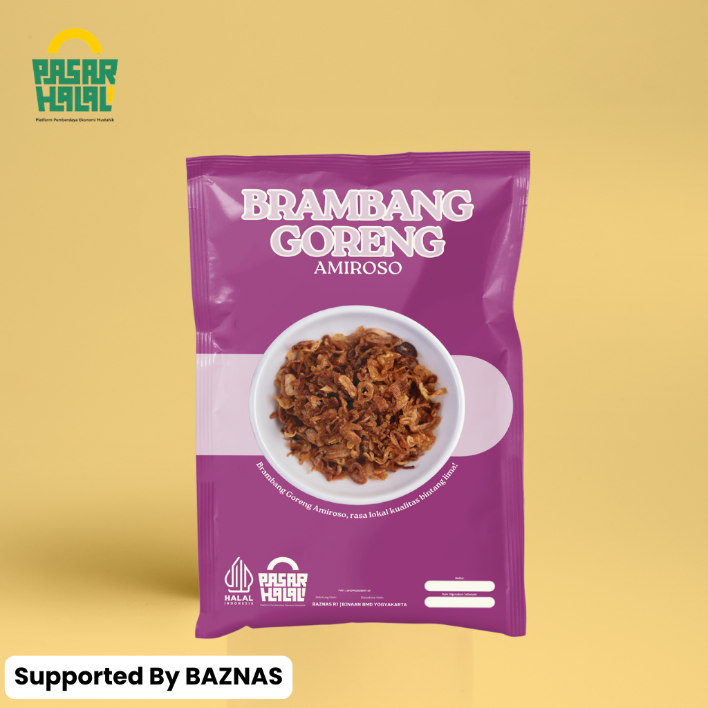 

Brambang Goreng Amiroso 100gr - Bawang Merah Goreng Renyah | Tanpa Pengawet | Camilan & Topping Masakan