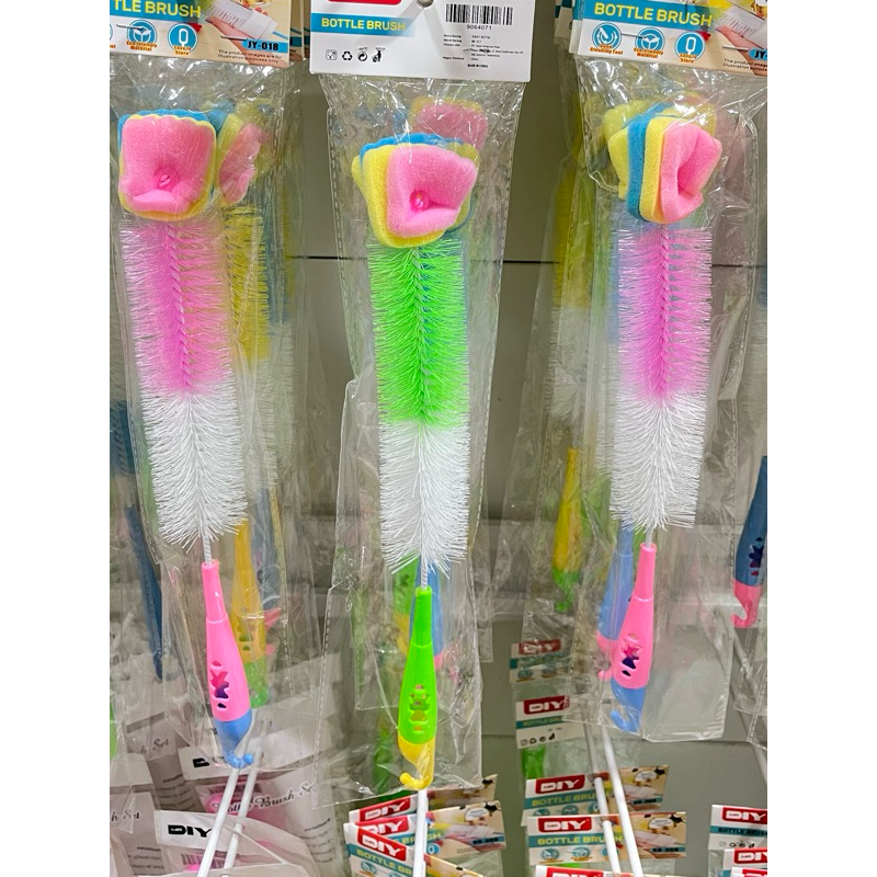 SIKAT BOTOL SUSU PANJANG DENGAN UJUNG BUSA/BRUSH PANJANG SERBAGUNA /SIKAT BOTOL SATUAN DENGAN GAGANG