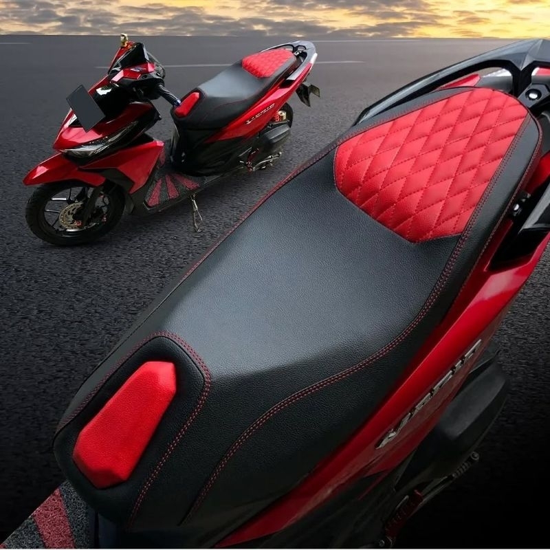 Sarung Cover Kulit Jok Vario 150 New Old MBtech Modifikasi