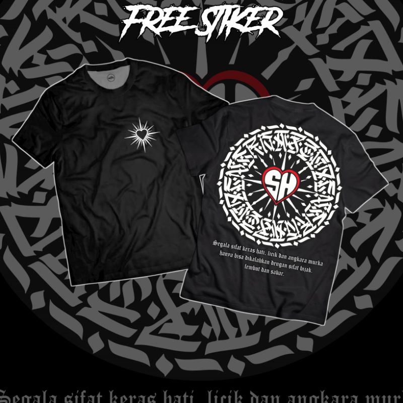 KAOS PERSAUDARAAN SETIA HATI TERATE FREE STIKER