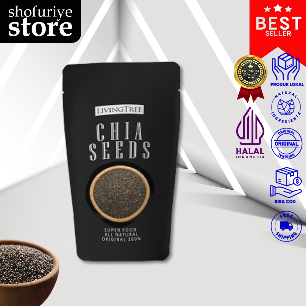 

Organic Black Chia Seed 100gr Chiaseed Organik Premium Original