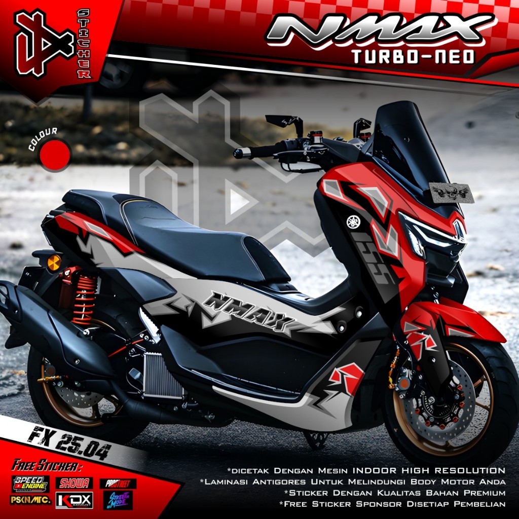 (COD) TERBARU Decal Stiker Motor Yamaha Nmax TURBO NEO S New 2024 2025 Full Body - Decal Modifikasi 