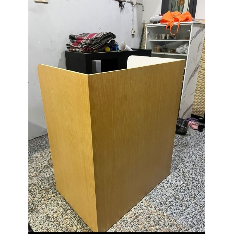 meja kasir Motif kayu | 90x60x100cm