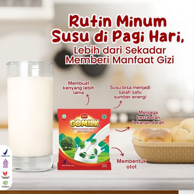 

Susu Kambing Etawa plus Herbal kemasan Sachet