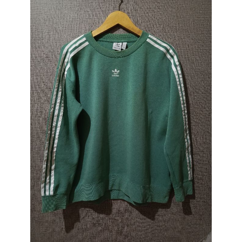 crewneck Adidas center green second