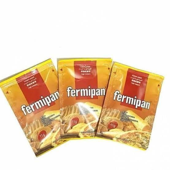 

FERMIPAN SACHET 11 GRAM || RAGI KERING UNTUK ROTI KEMASAN SACHET