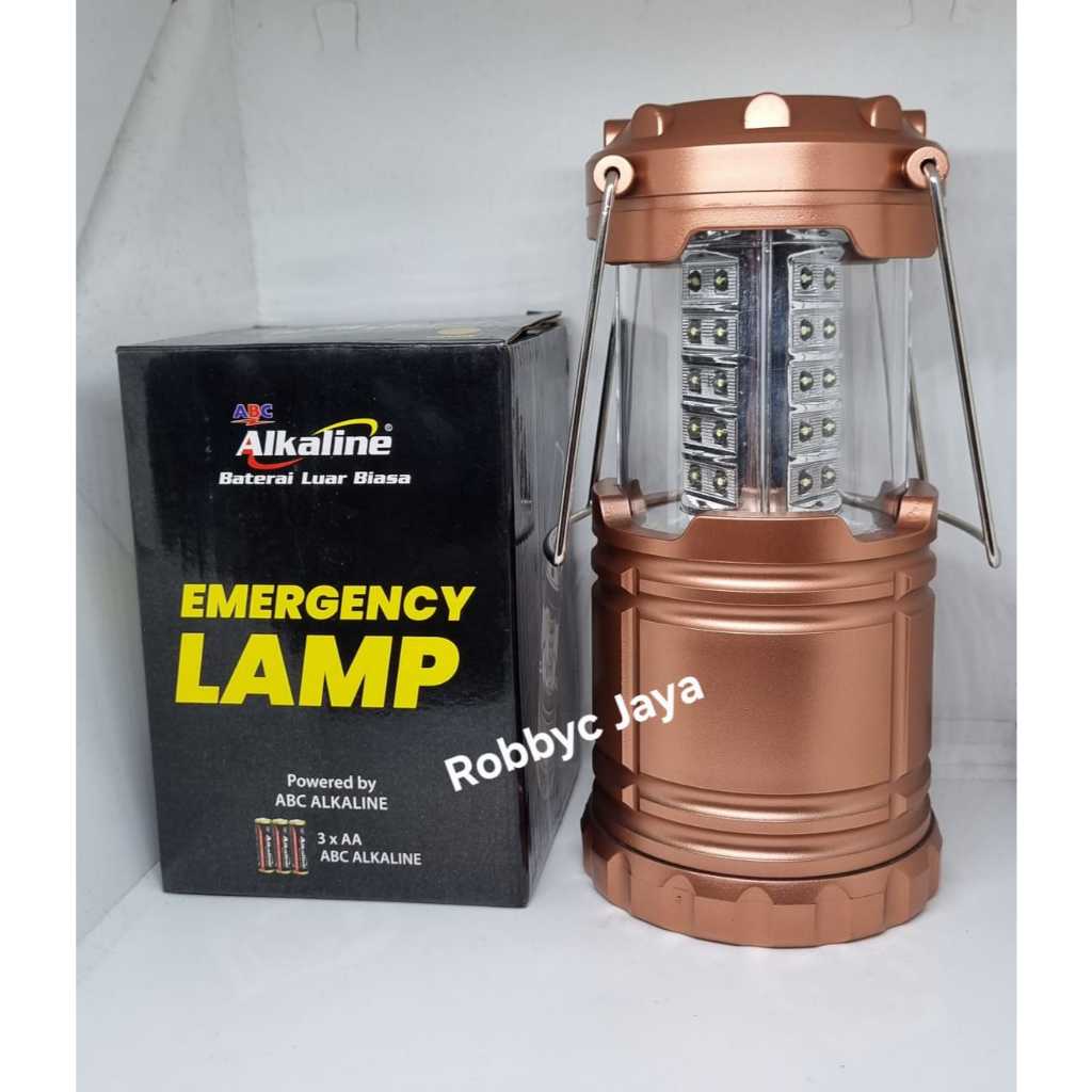 ABC Lampu Darurat Emergency LED Light Baterai  / Emergensi Lamp Lentera Kemping Camping