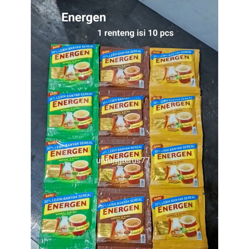 

[ Isi 10 pcs ] Energen Sereal & Susu/Energen Renteng