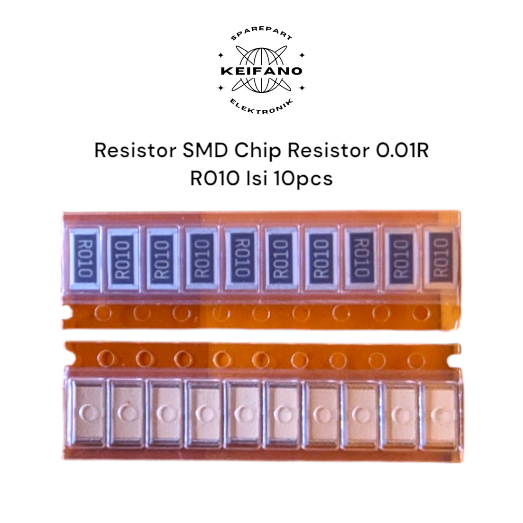 10mΩ 1206 ±1 Thick Film Resistor SMD Chip Resistor 0.01R R010 Isi 10pcs