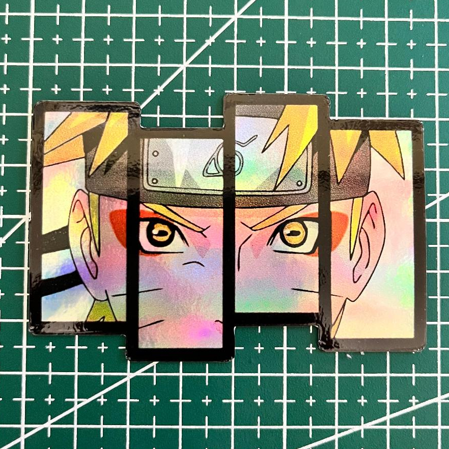 Stiker hologram anime Naruto || STICKER HOLOGRAM ANIME Naruto