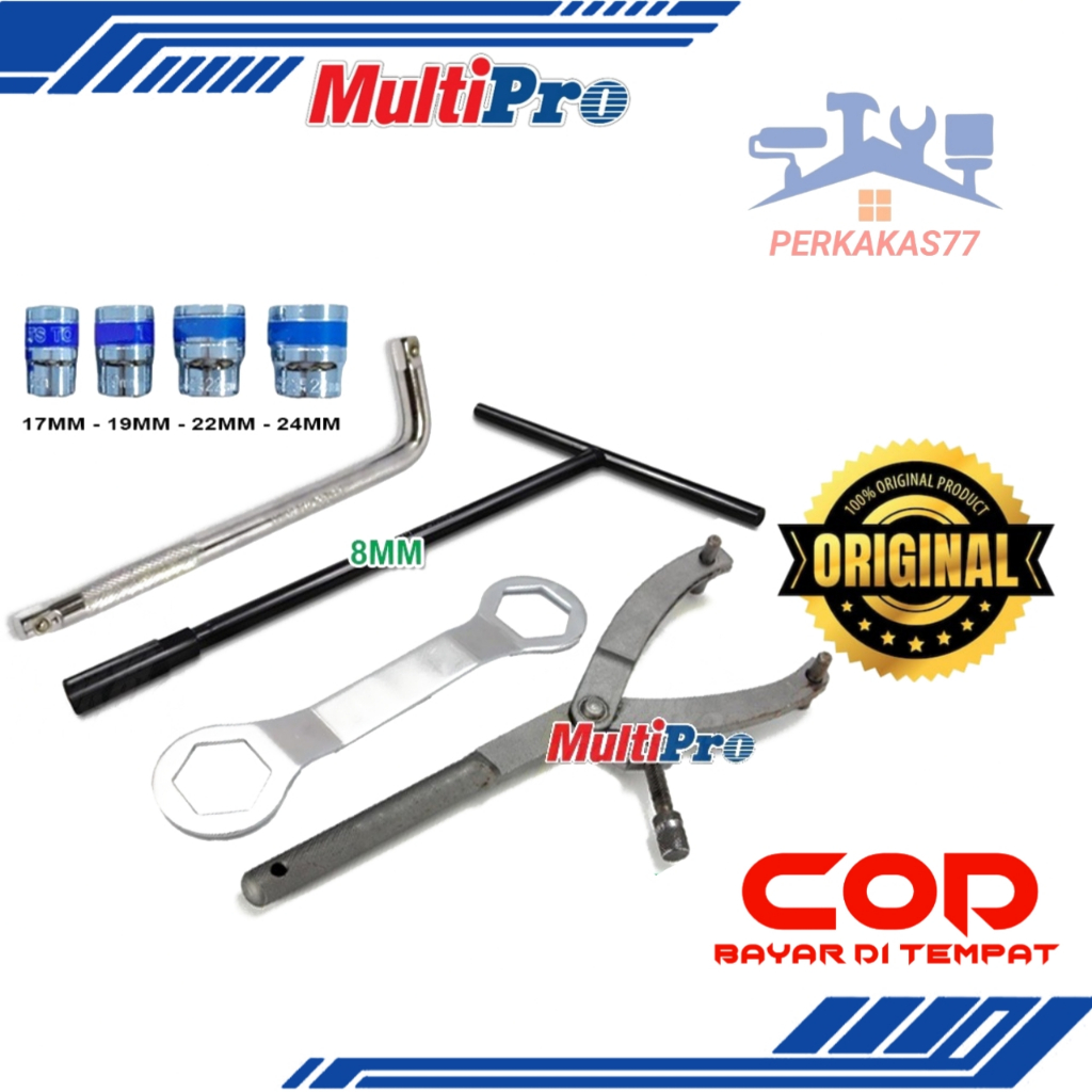 MULTIPRO PAKET CVT MATIC / KUNCI CVT LENGKAP / KUNCI CVT / TREKER CVT PALING LENGKAP / ALAT BUKA CVT