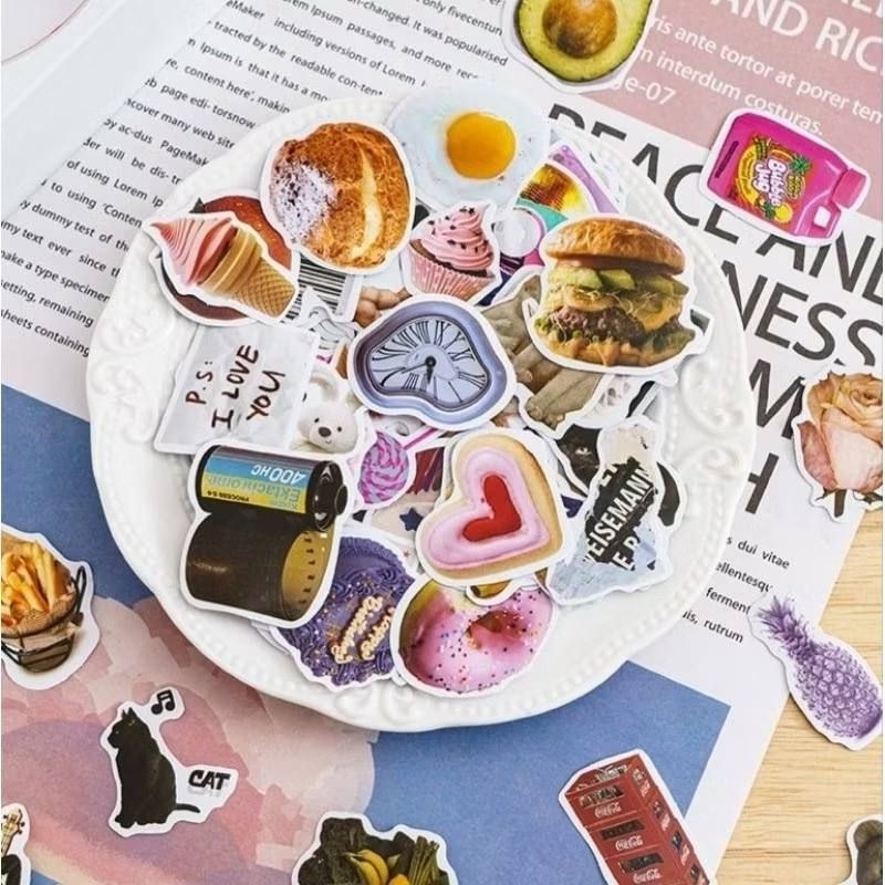 

25pcs MINI AESTHETIC STICKER / Aesthetic Sticker / journaling sticker / deco sticker aesthetic / snail kit sticker / ins korean sticker Aesthetic / Deco sticker / waterproff sticker