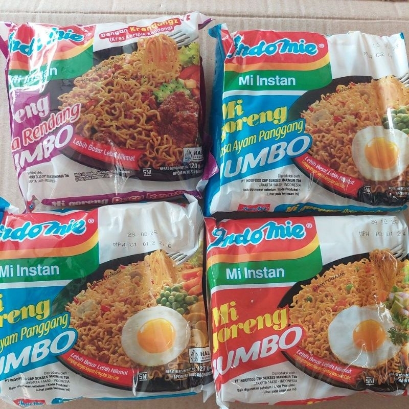 

Indomie Goreng Jumbo 120g Lengkap Semua Rasa
