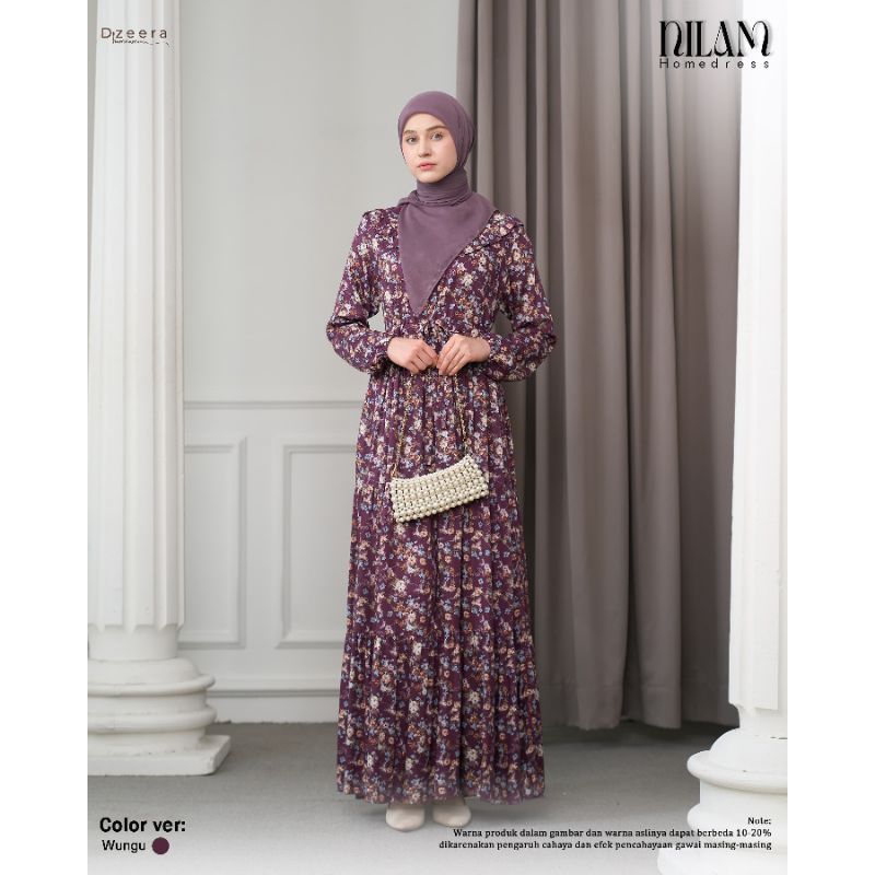 Nilam Dress By Dzeera Original Rayon Viscose Premium