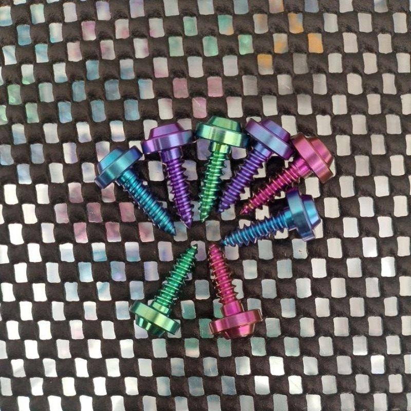 Baut Titanium Body motor Honda 6 Baut