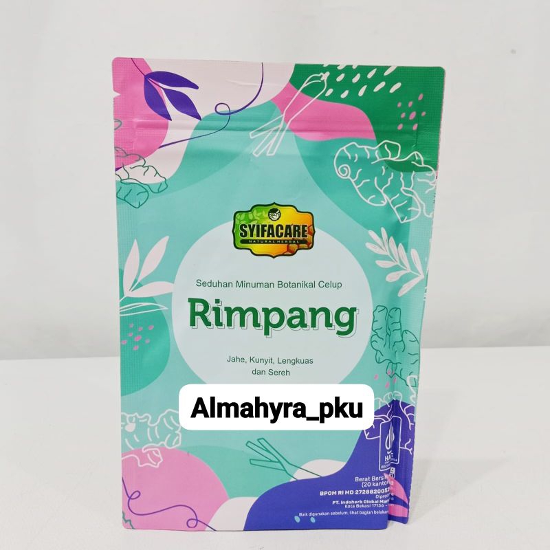

Teh Rimpang SYFACARE/ Teh celup Herbal Rimpang
