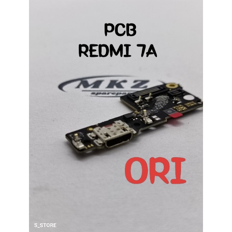 PAPAN CAS XIAOMI REDMI 7A+ MIC ORI CONNECTOR CHARGER PAPAN KONEKTOR CAS PCB BOARD USB XIAOMI REDMI 7