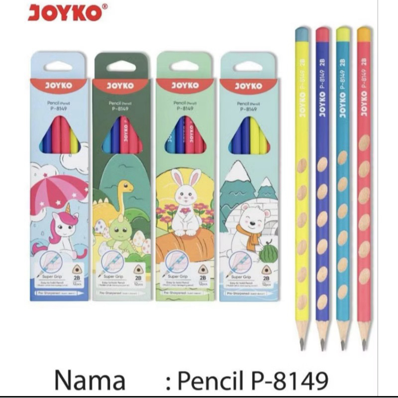 

PENSIL SERUT 2B JOYKO P-8149 (1pak)