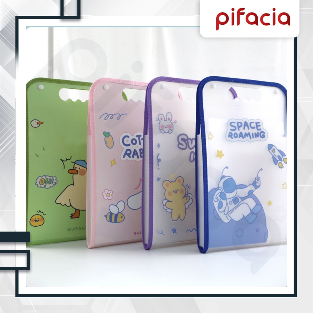 

PIFACIA Map File Accordion Anak Lucu Rapi Simpan Arsip Penting Kantor Sekolah Kuat Awet Portable Anti Sobek